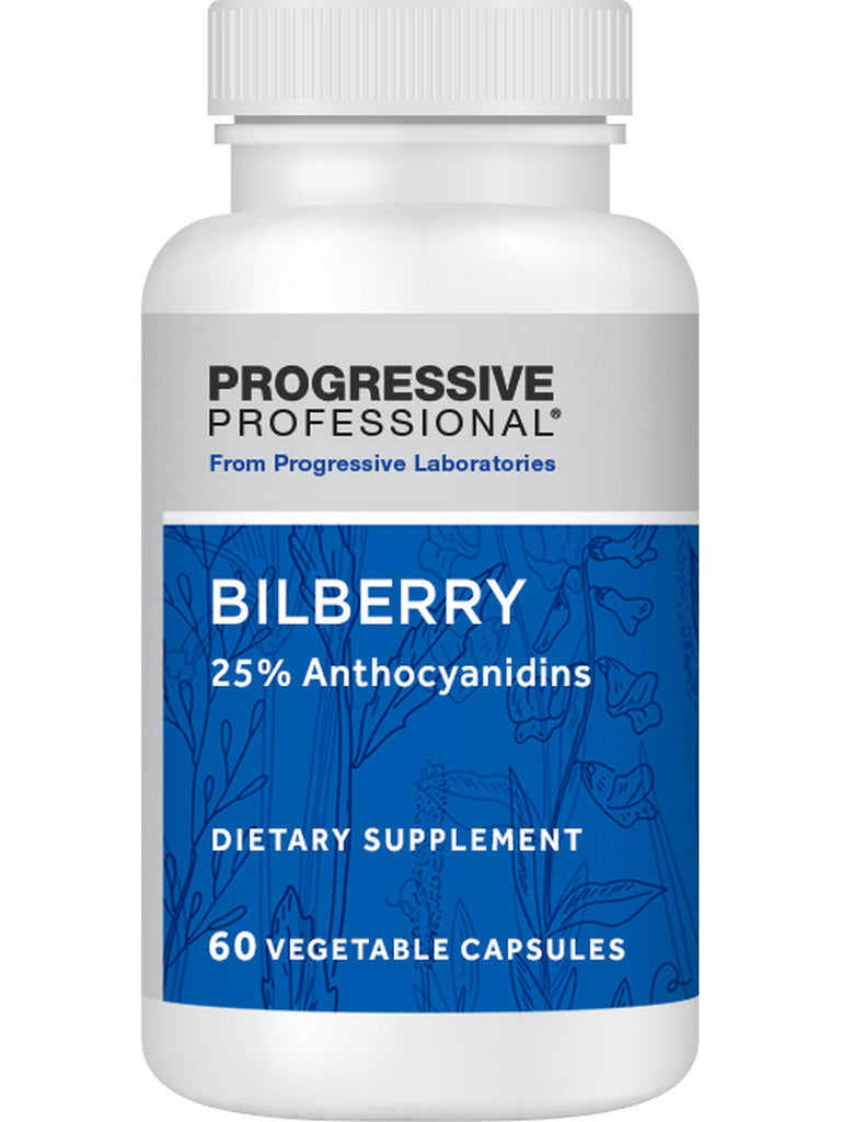 Progressive Labs, Bilberry, 60 Vegetable Capsules