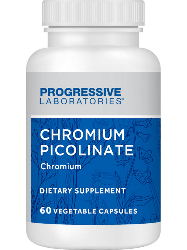 Progressive Labs, Chromium Picolinate, 60 Vegetable Capsules