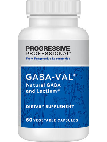 Progressive Labs, Gaba-Val, 60 Vegetable Capsules