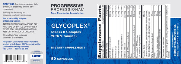 Progressive Labs, Glycoplex, 90 Capsules