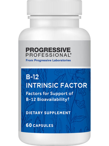 Progressive Labs, B-12 Intrinsic Factor, 60 Capsules