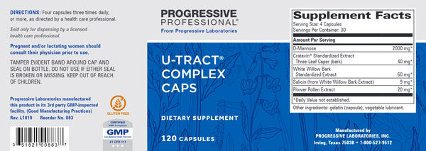 Progressive Labs, U-Tract Complex Caps, 120 Capsules
