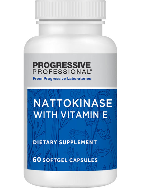 Progressive Labs, Nattokinase with Vitamin E, 60 Softgel Capsules