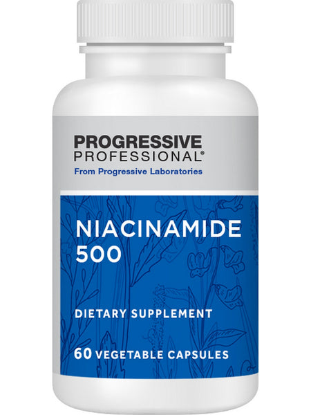 Progressive Labs, Niacinamide 500, 60 Vegetable Capsules