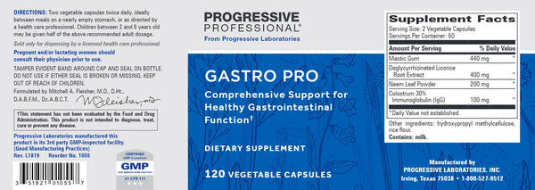 Progressive Labs, Gastro Pro, 120 Vegetable Capsules