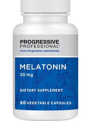 Progressive Labs, Melatonin, 20 mg, 60 Vegetable Capsules