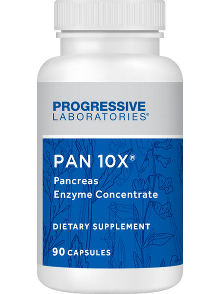 Progressive Labs, Pan 10X, 90 Capsules