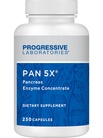 Progressive Labs, Pan 5X, 250 Capsules