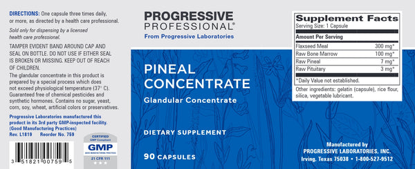 Progressive Labs, Pineal Concentrate, 90 Capsules