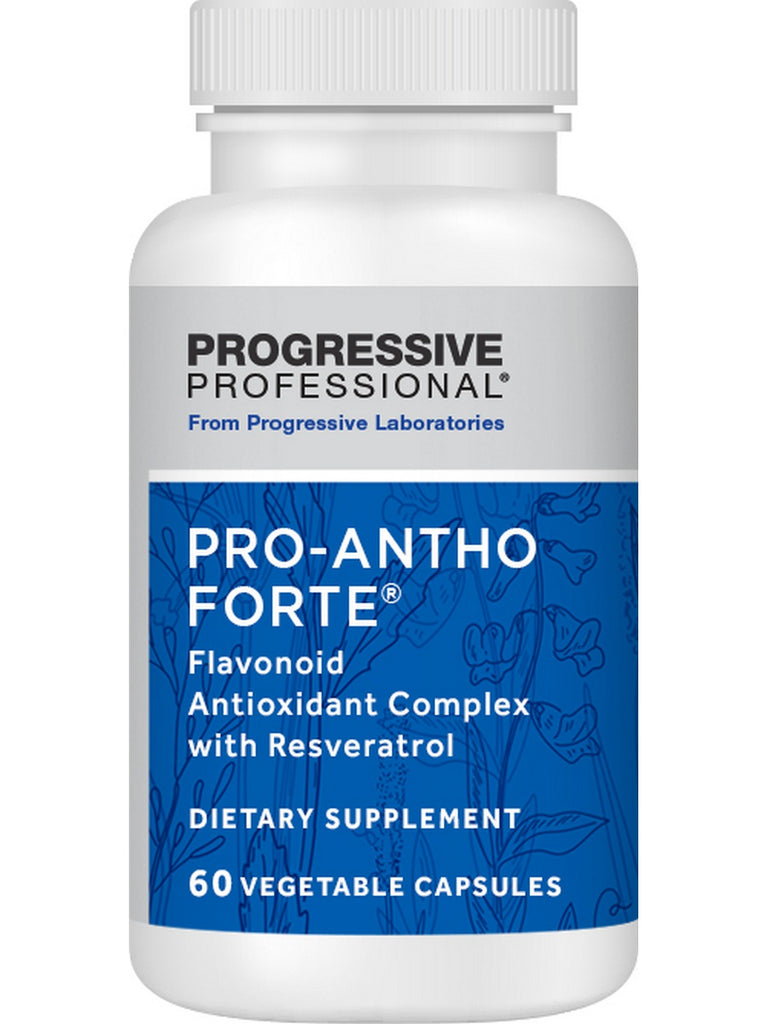 Progressive Labs, Pro-Antho Forte, 60 Vegetable Capsules