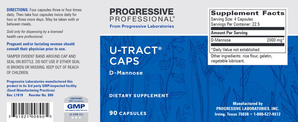 Progressive Labs, U-Tract Caps, 90 Capsules