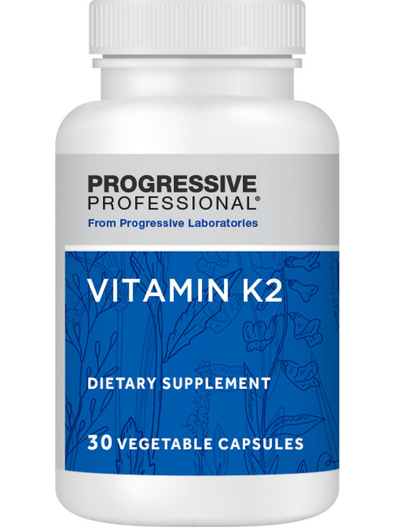 Progressive Labs, Vitamin K2, 30 Vegetable Capsules