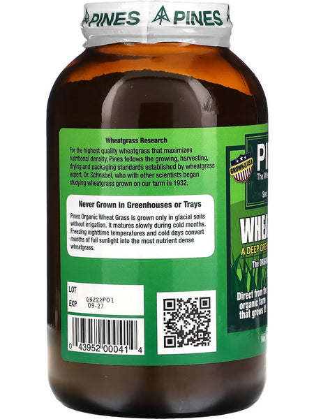 PINES Wheat Grass, Wheat Grass Powder, 24 oz