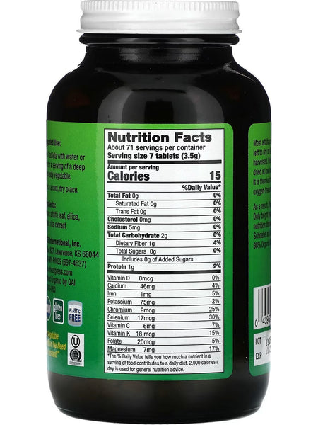 PINES Wheat Grass, Alfalfa, 500 Tablets