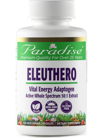 Paradise Herbs, Eleuthero, 120 vegetarian capsules