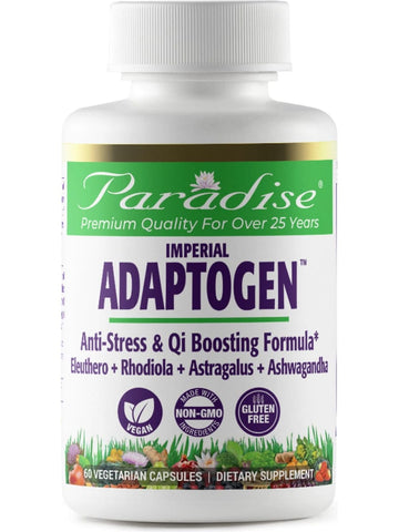 Paradise Herbs, Imperial, Adaptogen, 60 vegetarian capsules