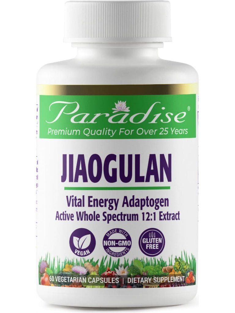 Paradise Herbs, Jiaogulan, 60 vegetarian capsules