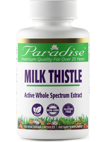 Paradise Herbs, Milk Thistle, 120 vegetarian capsules