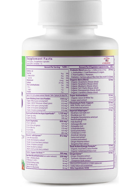 Paradise Herbs, ORAC Energy Greens, 120 vegetarian capsules