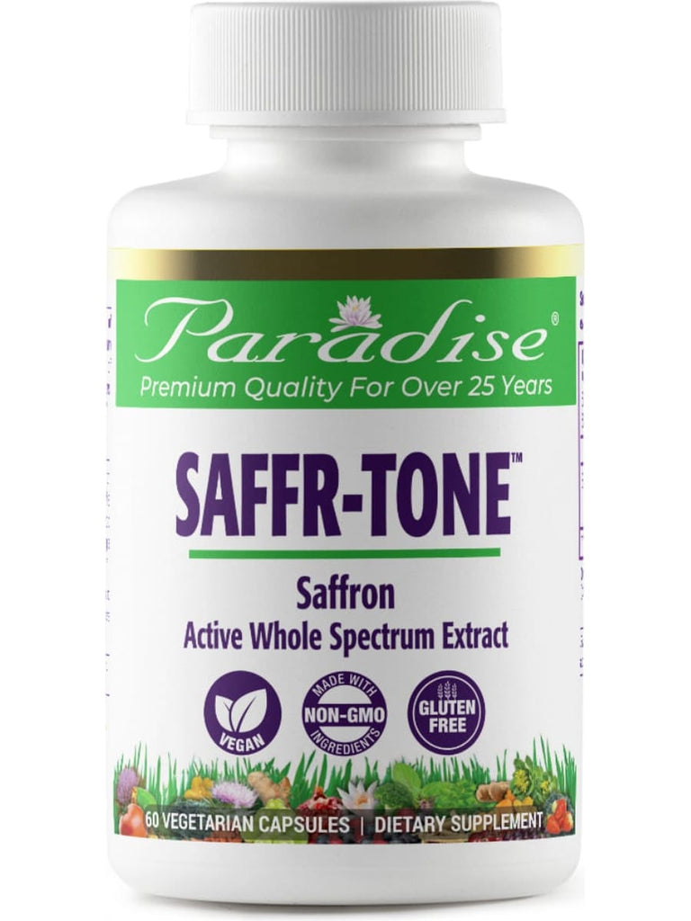 Paradise Herbs, Saffr-Tone, 60 vegetarian capsules