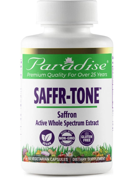 Paradise Herbs, Saffr-Tone, 60 vegetarian capsules