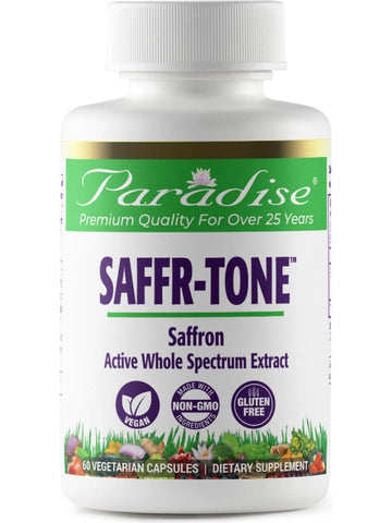 Paradise Herbs, Saffr-Tone, 60 vegetarian capsules