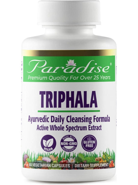 Paradise Herbs, Triphala, 60 vegetarian capsules
