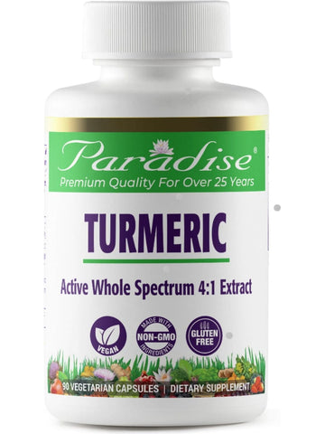 Paradise Herbs, Turmeric, Organic, 500mg, 90 vegetarian capsules