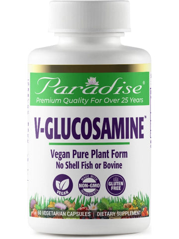 Paradise Herbs, V-Glucosamine, 60 vegetarian capsules