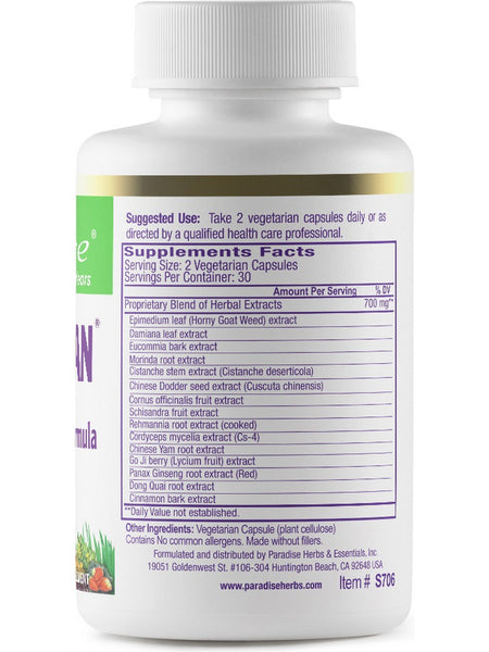 Paradise Herbs, Whole-Woman, 60 vegetarian capsules