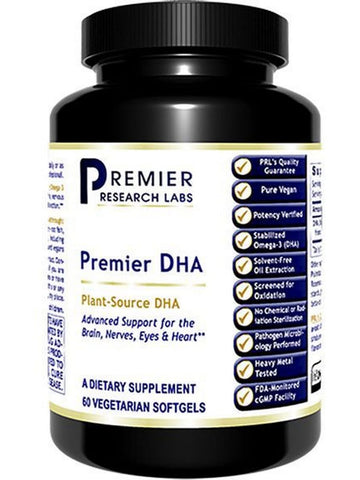 Premier Research Labs, Premier DHA, 60 Vegetarian Softgels