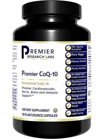 Premier Research Labs, Premier CoQ10, 50 Plant-Source Capsules