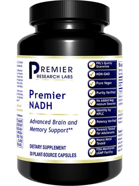 Premier Research Labs, Premier NADH, 30 Plant-Source Capsules