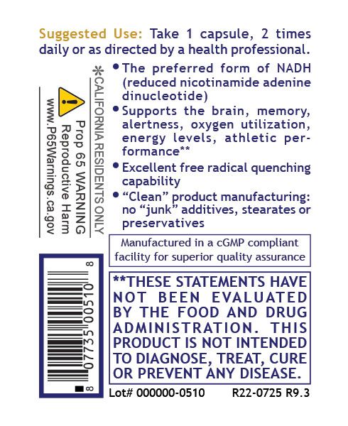 Premier Research Labs, Premier NADH, 30 Plant-Source Capsules