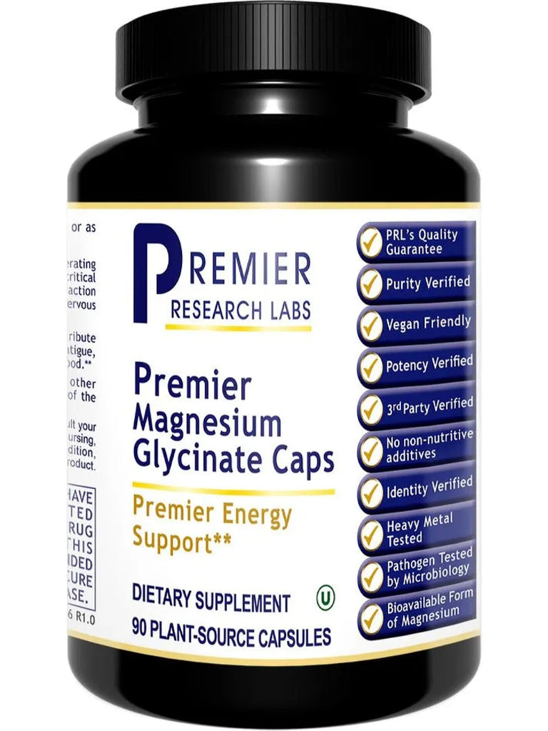 Premier Research Labs, Premier Magnesium Glycinate, 90 Plant-Source Capsules