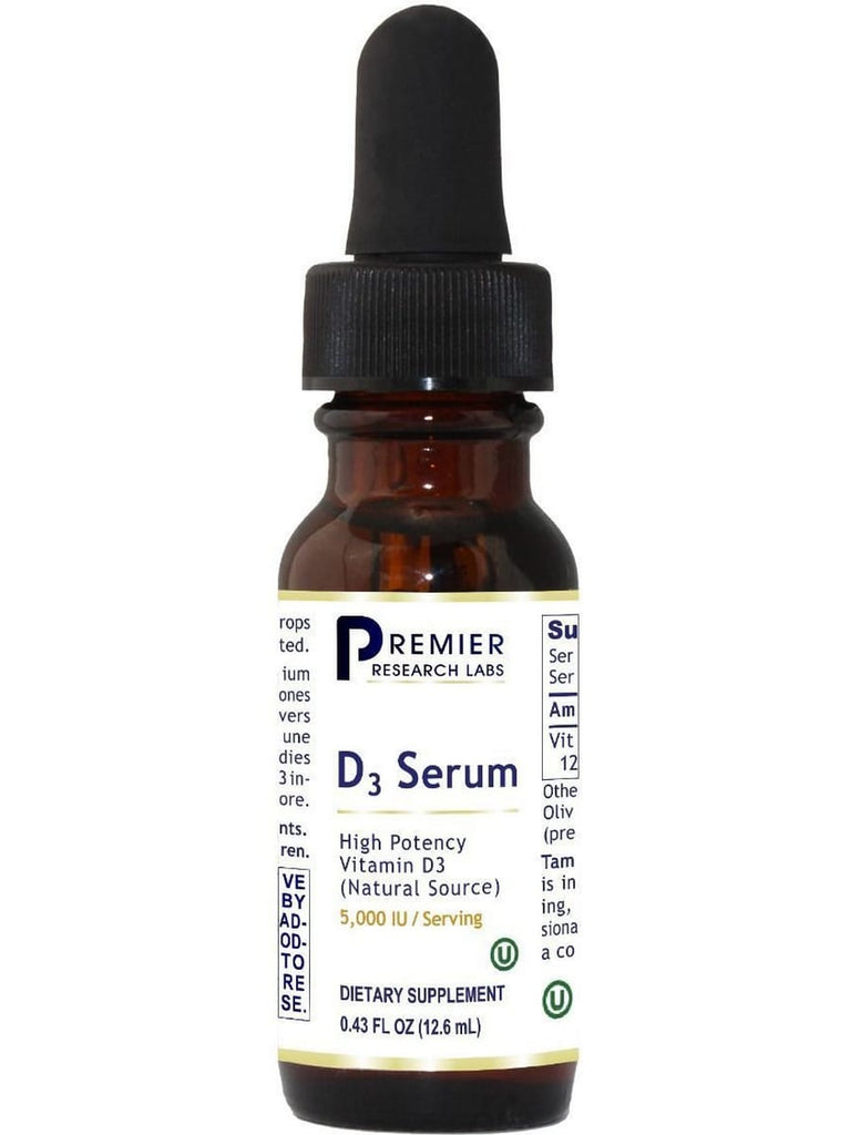 Premier Research Labs, D3 Serum, 5,000 IU, 0.43 fl oz