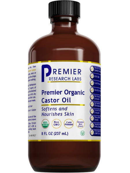 Premier Research Labs, Premier Organic Castor Oil, 8 fl oz