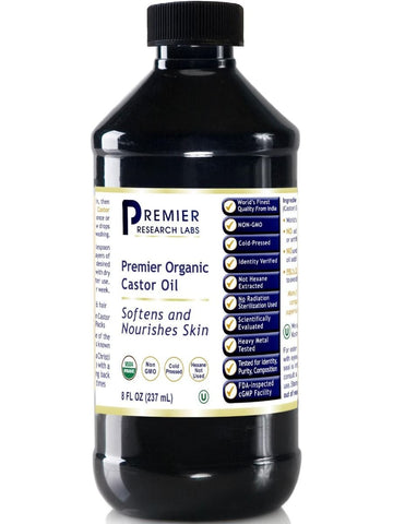 Premier Research Labs, Premier Organic Castor Oil, 8 fl oz