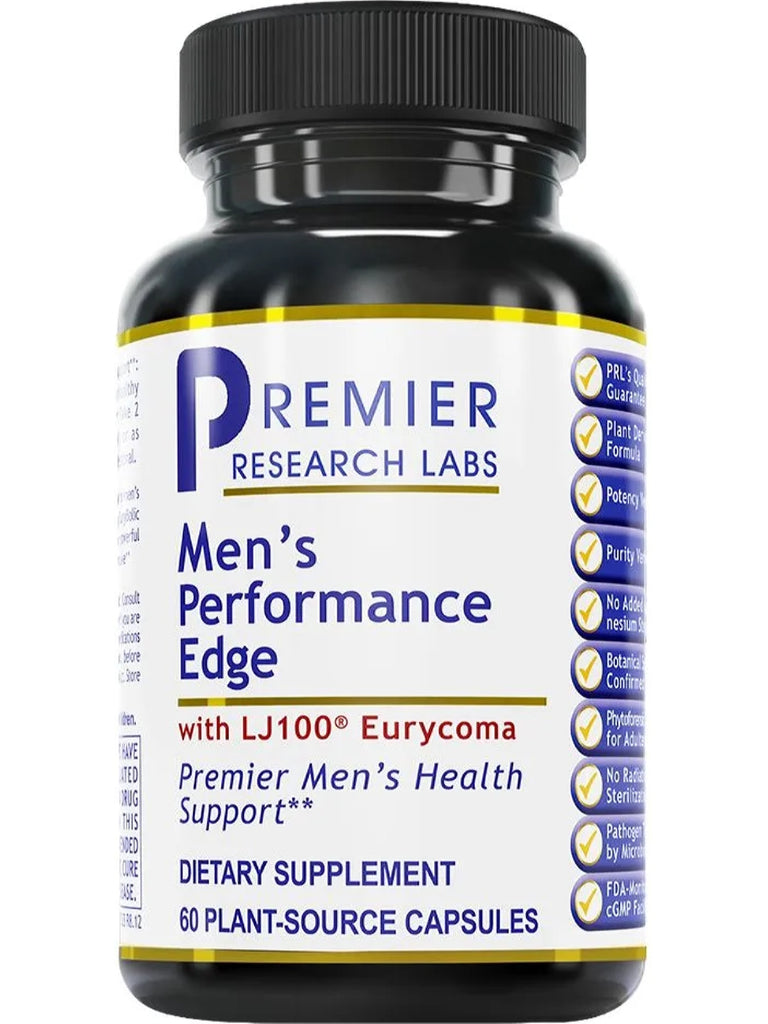 Premier Research Labs, Mens Performance Edge, 60 Plant-Source Capsules