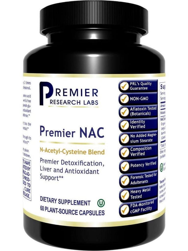 Premier Research Labs, Premier NAC, 60 Plant-Source Capsules