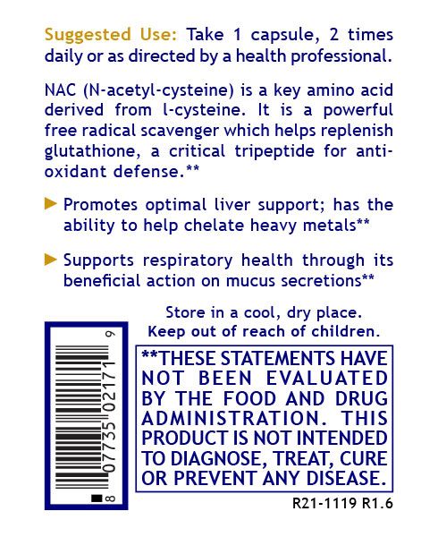 Premier Research Labs, Premier NAC, 60 Plant-Source Capsules