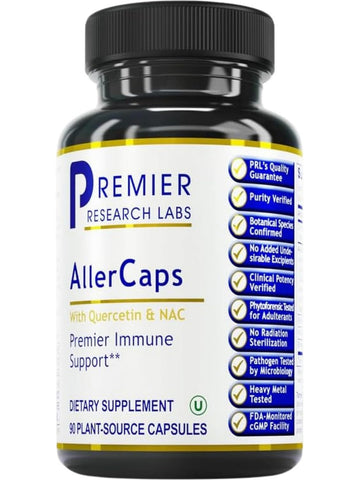 Premier Research Labs, AllerCaps, 90 Plant-Source Capsules