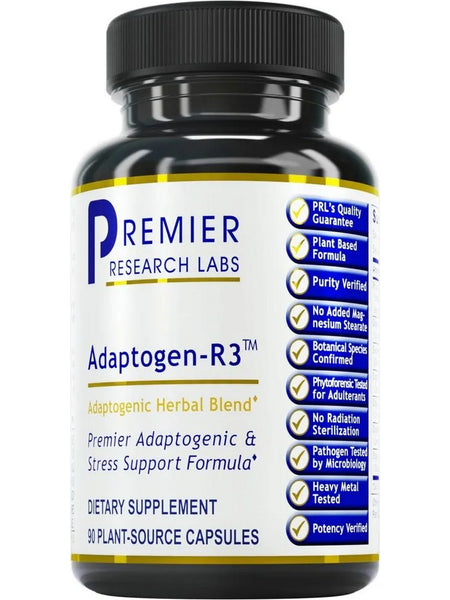 Premier Research Labs, Adaptogen-R3, 90 Vegatarian Capsules