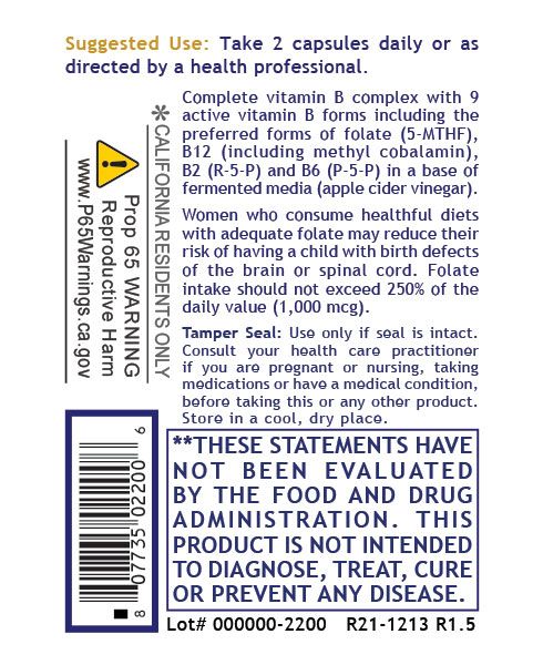 Premier Research Labs, Premier Complete B Capsules, 60 Plant-Source Capsules