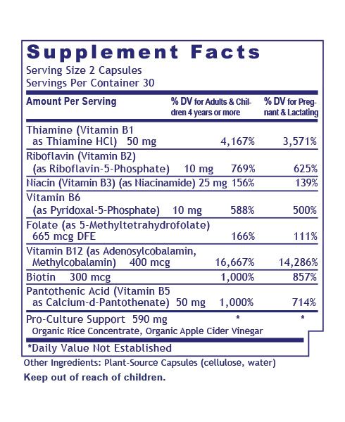 Premier Research Labs, Premier Complete B Capsules, 60 Plant-Source Capsules