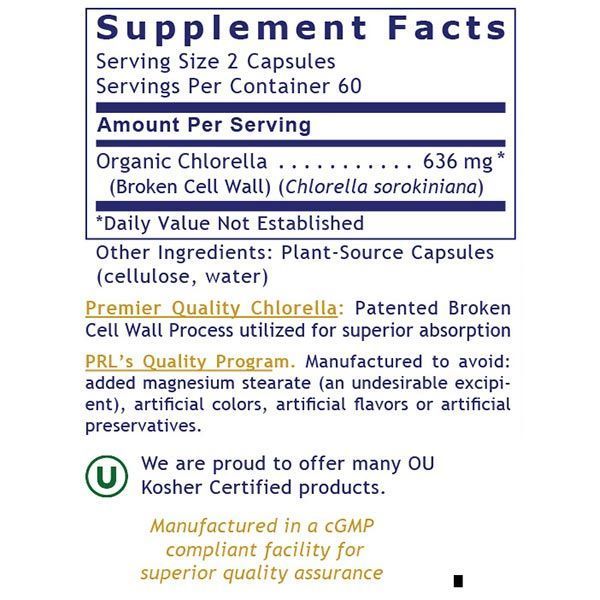 Premier Research Labs, Medi-Chlorella-FX, 120 Plant-Source Capsules