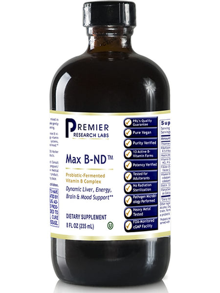 Premier Research Labs, Max B-ND, 8 fl oz