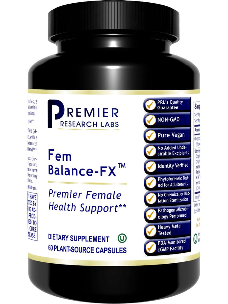 Premier Research Labs, Fem Balance-FX, 60 Plant-Source Capsules