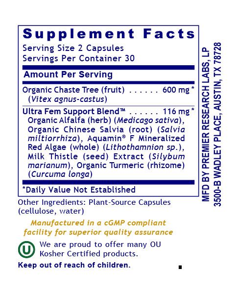 Premier Research Labs, Fem Balance-FX, 60 Plant-Source Capsules