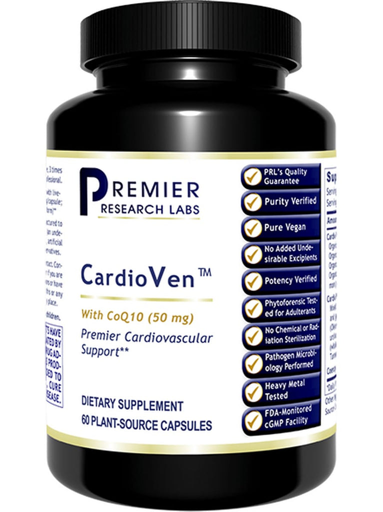 Premier Research Labs, CardioVen, 60 Plant-Source Capsules